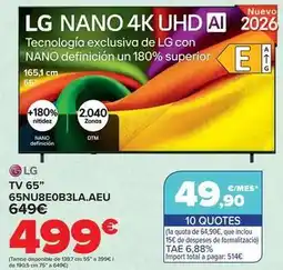Carrefour Lg - tv 65 65nu8e0b3la.aeu oferta