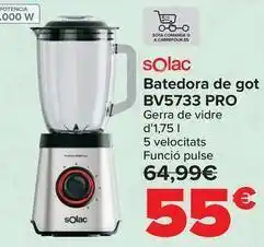 Carrefour Solac - batidora de vaso bv5733 pro oferta