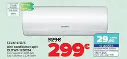 Carrefour Climatric - aire acondicionado split clitwf-12dc24 oferta