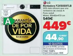 Carrefour Lg - lavadora f2x50s9tlb oferta