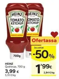 Caprabo Heinz - quetxup oferta