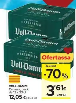 Caprabo Voll-damm - cervesa oferta