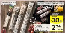 Caprabo Can duran - fuet extra exentis oferta