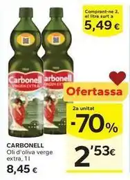 Caprabo Carbonell - oli d'oliva verge extra oferta