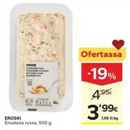 Caprabo Eroski - ensalada russa oferta