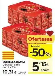Caprabo Estrella damm - cervesa oferta