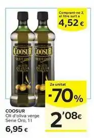 Caprabo Coosur - oli d'oliva verge serie oro oferta