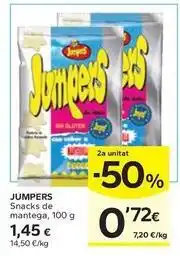 Caprabo Jumpers - snacks de mantega oferta
