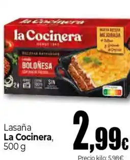Unide Supermercados La cocinera lasaña oferta