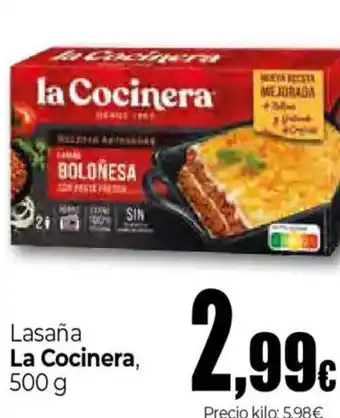 La cocinera lasaña