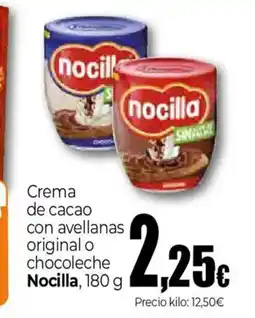 Unide Supermercados Nocilla Crema de cacao con avellanas original o chocoleche oferta