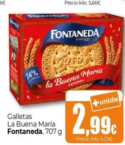 Unide Supermercados Fontaneda Galletas La Buena María oferta