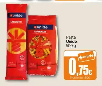 Unide Supermercados Unide pasta oferta