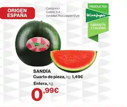 Supercor SANDÍA Cuarto de pieza oferta