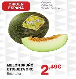 Supercor Melón bruñó etiqueta oro oferta