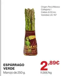 Supercor Espárrago verde oferta