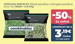 La Sirena Premium - verdura : pesols extrafins o mongeta extrafina oferta