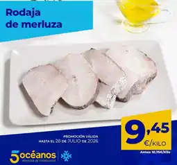 5 Océanos Rodaja de merluza oferta