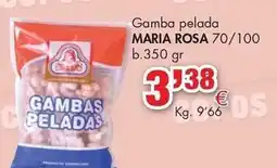 Congelados Copos Maria rosa - gamba pelada oferta