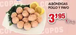 Congelados Copos Albóndigas pollo y pavo oferta