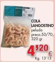 Congelados Copos Cola cao - langostino oferta