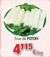 Congelados Copos Tiras de poton oferta