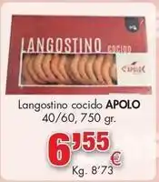 Congelados Copos Apolo - langostino cocido oferta