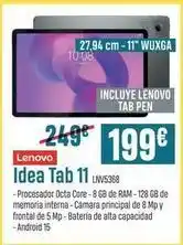 PCBox Lenovo - idea tab 11 lnv5368 oferta