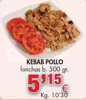 Congelados Copos Kebab pollo oferta