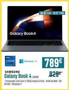 PCBox Samsung - galaxy book 4 oferta