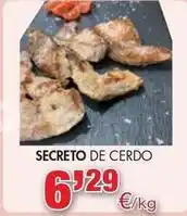 Congelados Copos Secreto de cerdo oferta