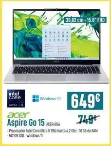PCBox Acer - aspire go 15 oferta