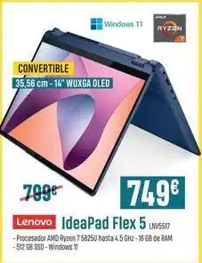PCBox Lenovo - ideapad flex 5 lnv5517 oferta