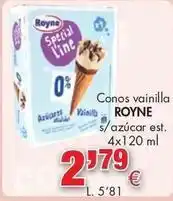 Congelados Copos Special - conos vainilla oferta