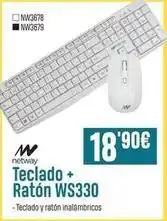 PCBox Netway - teclado + ratón ws330 oferta