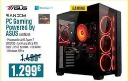 PCBox Windows - pc gaming powered by asus oferta
