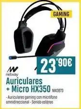 PCBox Netway - auriculares + micro hx350 oferta
