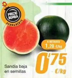 Economy Cash Sandía baja en semillas oferta