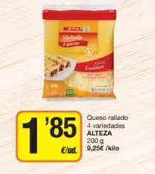 Economy Cash Alteza - queso rallado 4 variedades oferta