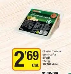 Economy Cash Spar - queso mezcla semi cuna oferta