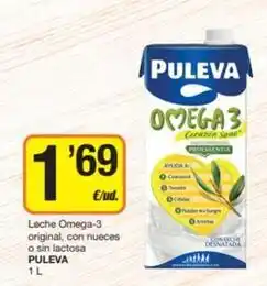 Economy Cash Puleva - leche omega-3 original, con nueces o sin lactosa oferta