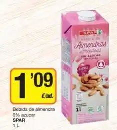 Economy Cash Spar - bebida de almendra 0% azucar oferta