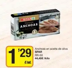Economy Cash Spar - anchoas en aceite de oliva oferta