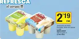Economy Cash Mercader - granizo de limón, florchata, limon sin azúcar o de oferta