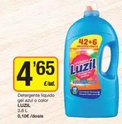 Economy Cash Luzil - detergente liquido gel azul o color oferta