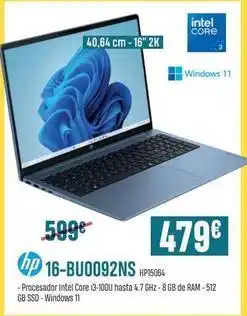 Beep Hp - 16-bu0092ns oferta