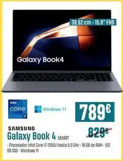 Beep Samsung - galaxy book 4 oferta