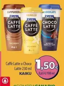 SPAR Lanzarote Kaiku - caffè latte o choco oferta