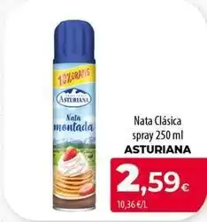 SPAR Lanzarote Central lechera asturiana - nata clasica spray oferta
