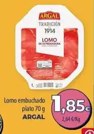 SPAR Lanzarote Argal - lomo embuchado plato oferta